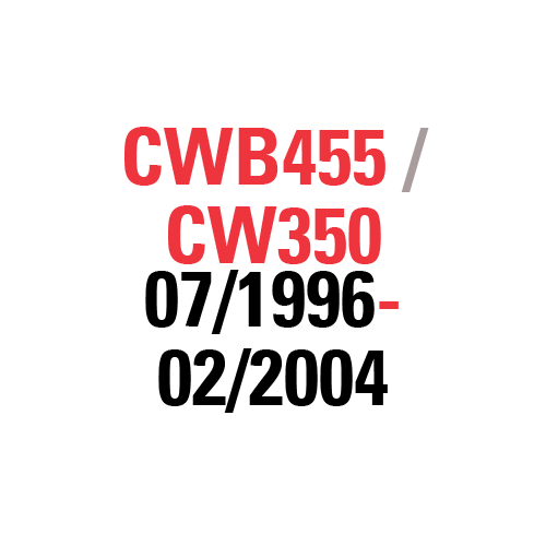 CWB455/CW350 07/1996-02/2004